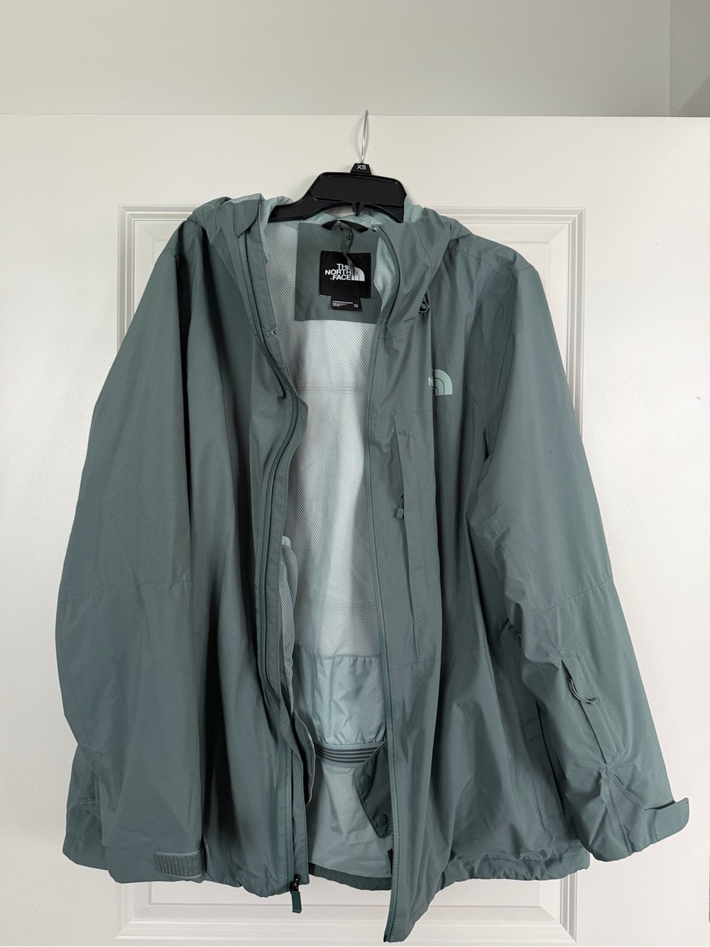 The North Face Hooded Windbreaker Jacket - Sage Green
